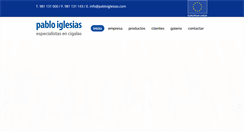 Desktop Screenshot of pabloiglesias.com